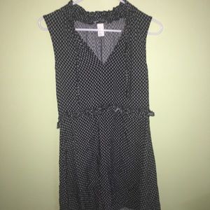 Black patterned dress